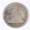 Image 1 : 1877-CC SEATED QUARTER GOOD