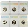 Image 2 : 2009-S QUARTER SET (2-SILVER), ALL GRADED SGC PR70 CAM (6 COINS)