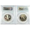 Image 2 : 2- PCGS PR69 DCAM COMMEM HALF DOLLARS; 1986-S STATUE OF LIBERTY & 1993-S MADISON