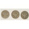 Image 2 : 3- BARBER HALVES; 1909-S VG & 2- 1906-D GOOD/VG