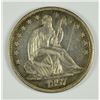 Image 1 : 1857-O SEATED HALF DOLLAR, XF, SCRATCH OBV.