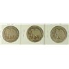 Image 2 : 3- WALKING LIBERTY HALF DOLLARS - 1916 P - D - S, GOOD/AG