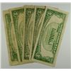 Image 2 : 1- $2 US NOTE & 4- $5 FEDERAL RESERVE NOTES