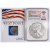 Image 1 : 2015-W SILVER AMERICAN EAGLE (BURNISHED) NGC MS-70 !!! (DUTY HONOR COUNTRY)