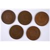 Image 2 : (4) 1867 (1) 1869 TWO CENT PCS