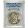 Image 1 : 1887-O MORGAN DOLLAR VAM-2 DOUBLE-1 TRIPLE-7  PCGS MS-63 TOP 100, RARE VARIETY!!