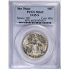 Image 1 : 1935-S SAN DIEGO COMMEN HALF DOLLAR PCGS MS-65
