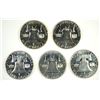 Image 2 : (5) PROOF FRANKLIN HALF DOLLARS (2-62 & 3-63)