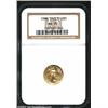 Image 1 : 1994 G$5 Tenth-Ounce Gold Eagle MS70 NGC. Fully struck and impeccably preserved, this Superb Gem exh