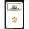 Image 1 : 1997 G$5 Tenth-Ounce Gold Eagle MS70 NGC. Seemingly unimprovable in every respect, this fully struck