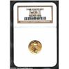 Image 1 : 1998 G$5 Tenth-Ounce Gold Eagle MS70 NGC. This is an exquisite Superb Gem, with a razor-sharp strike