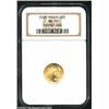 Image 1 : 2000 G$5 Tenth-Ounce Gold Eagle MS70 NGC. An essentially perfect coin, superbly struck and flawlessl