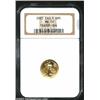 Image 1 : 2001 G$5 Tenth-Ounce Gold Eagle MS70 NGC. It would be difficult to dispute the assigned grade of thi