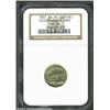 Image 1 : 1837 1C Feuchtwanger Cent MS64 NGC. HT-268(6G), R.1. Apple-green patina near the borders frames the.