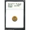 Image 1 : 1917 G$1 McKinley--Scratched, Cleaned--ANACS. Unc Details, Net AU50. Orange-gold coloration.From The