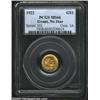 Image 1 : 1922 G$1 Grant MS66 PCGS. Honey-gold peripheral shadings frame centers that exhibit either light or.