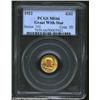 Image 1 : 1922 G$1 Grant with Star MS66 PCGS. Predominantly bright yellow-gold in color, with a pinkish patina