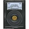 Image 1 : 1922 G$1 Grant with Star MS66 PCGS. Warm green-gold color envelops both sides of this carefully pres