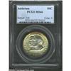 Image 1 : 1937 50C Antietam MS66 PCGS. Mottled golden-russet toning is noted mostly on the obverse.From the Co