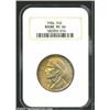 Image 1 : 1934 50C Boone MS66 NGC. Matte orange and russet toning add lure and eye appeal. Important notice: W