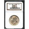 Image 1 : 1935/34-D 50C Boone MS67 NGC. This smooth, golden tinged example is every bit the Superb Gem. While.
