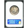 Image 2 : 1936 50C Cincinnati MS65 NGC. Deep, rustic tones of gray and earthen patina frame the centril device