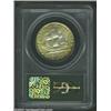 Image 2 : 1936 50C Delaware MS66 PCGS. Medium to deep shades of earthen-gold and charcoal-gray patina loiter a