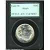 Image 1 : 1936 50C Elgin MS65 PCGS. The luster grazes that account for the grade are hidden in the details of.