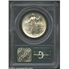 Image 2 : 1936 50C Lynchburg MS67 PCGS. The obverse has a golden center with splashes of deeper russet color a