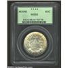 Image 1 : 1920 50C Maine MS65 PCGS. Many of the grade limiting contact marks resides on the reverse of this co