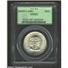 Image 1 : 1934 50C Maryland MS66 PCGS. Alive with frosty full mint bloom. Some weakness is note on the highpoi
