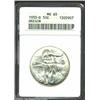 Image 1 : 1933-D 50C Oregon MS65 ANACS. Almost fully brilliant, this well struck Gem exhibits pleasing satiny.