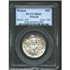 Image 1 : 1934-D 50C Oregon MS66 PCGS. A sharply struck and impressively preserved Gem that has modest luster.