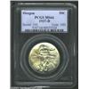 Image 1 : 1937-D 50C Oregon MS66 PCGS. Swaths of medium intensity golden iridescence adorn smooth surfaces. Th