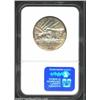 Image 2 : 1939-S 50C Oregon MS66 NGC. Originally toned in steel-grey tones with deep charcoal toning at the ob