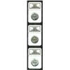 Image 1 : 1939 SET Oregon PDS Set MS66, MS66, MS67 NGC. This radiant set features coins that are untoned and i