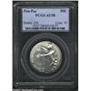 Image 1 : 1915-S 50C Panama-Pacific AU58 PCGS. The eagle's high relief chest has a trace of rub, but the mint.