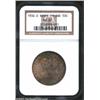 Image 1 : 1936-D 50C Rhode Island MS67 NGC. Splashes of antique-copper, lavender-gray, and reddish-orange pati
