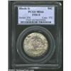 Image 1 : 1936-S 50C Rhode Island MS66 PCGS. Rich tones of cinnamon and charcoal patina wrap the reverse while
