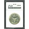 Image 1 : 1935 50C Spanish Trail MS62 ANACS. Few distractions contribute to the grade, but the specimen does l