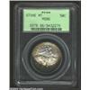 Image 1 : 1925 50C Stone Mountain MS66 PCGS. Rich luster in the centril devices is framed by deep peripheral t