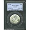 Image 1 : 1936-S 50C Texas MS67 PCGS. A touch of deep toning is noted above the reverse's ornate design. A fai