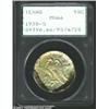 Image 1 : 1938-S 50C Texas MS66 PCGS. Matte surfaces are accented with original areas of maroon and orange at.