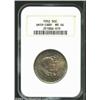 Image 1 : 1952 50C Washington-Carver MS66 NGC. This pleasing Gem displays the mottled purple-gray toning that.