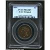 Image 1 : 1854 P1C One Cent, Judd-161 Original, Pollock-187, R.4, PR64 Brown PCGS. The design is similar to th