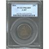 Image 1 : 1864 25C Quarter Dollar, Judd-387, Pollock-455, R.7, PR63 Brown PCGS. Similar to the regular issue 1