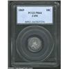 Image 1 : 1869 10C Standard Silver Ten Cents, Judd-696, Pollock-775, R.5, PR64 PCGS. Toned steel-grey with gol