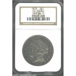 1879 S$1 Metric Dollar, Judd-1618, Pollock-1813, R.3, PR64 NGC. The design, planchet composition, an