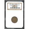 Image 1 : 1858 1C Small Letters Cent--Struck 5% Off Center--AG3 NGC. Struck off center at 6 o'clock. ONE CENT.