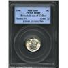 Image 1 : 1944 10C Dime--Broadstruck out of Collar--MS63 PCGS. Brilliant and nicely struck, a patch of hairlin
